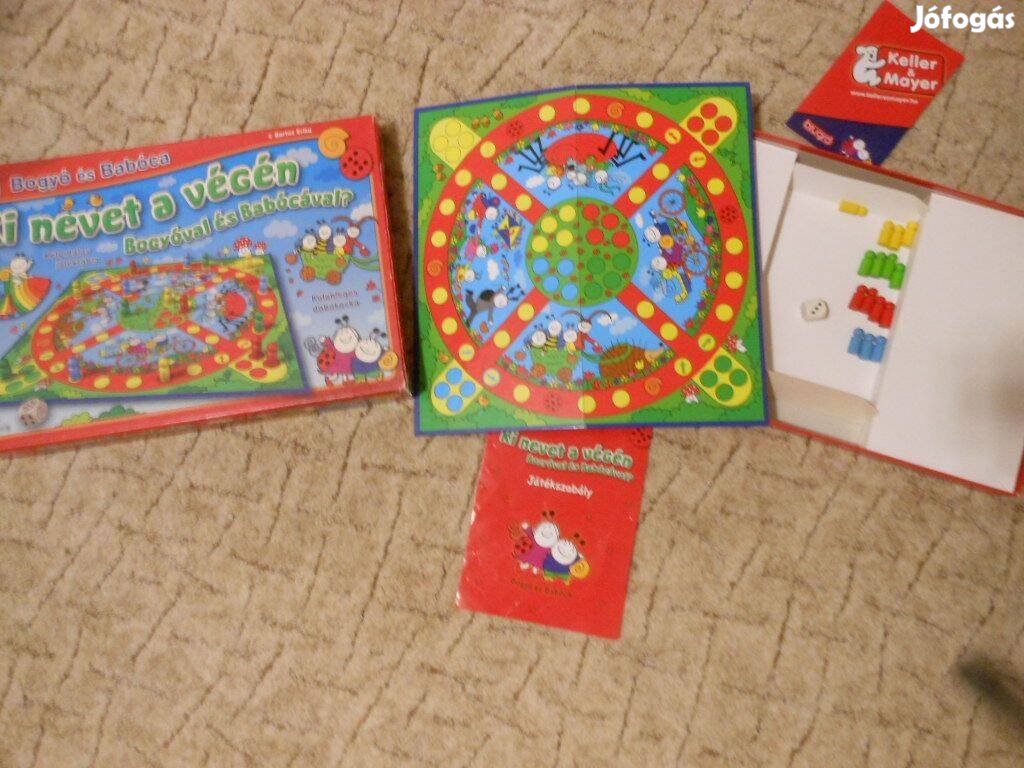 Ki nevet a végén Bogyó és Babócával kisgyerkőcöknek társas