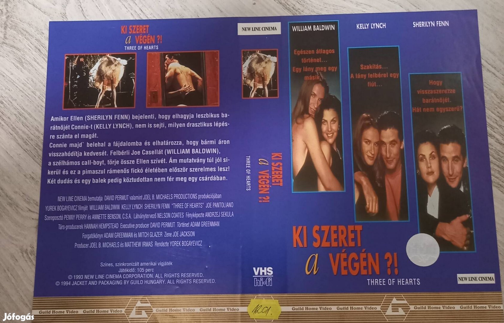 Ki szeret a végén - guild video vhs- William Baldwin