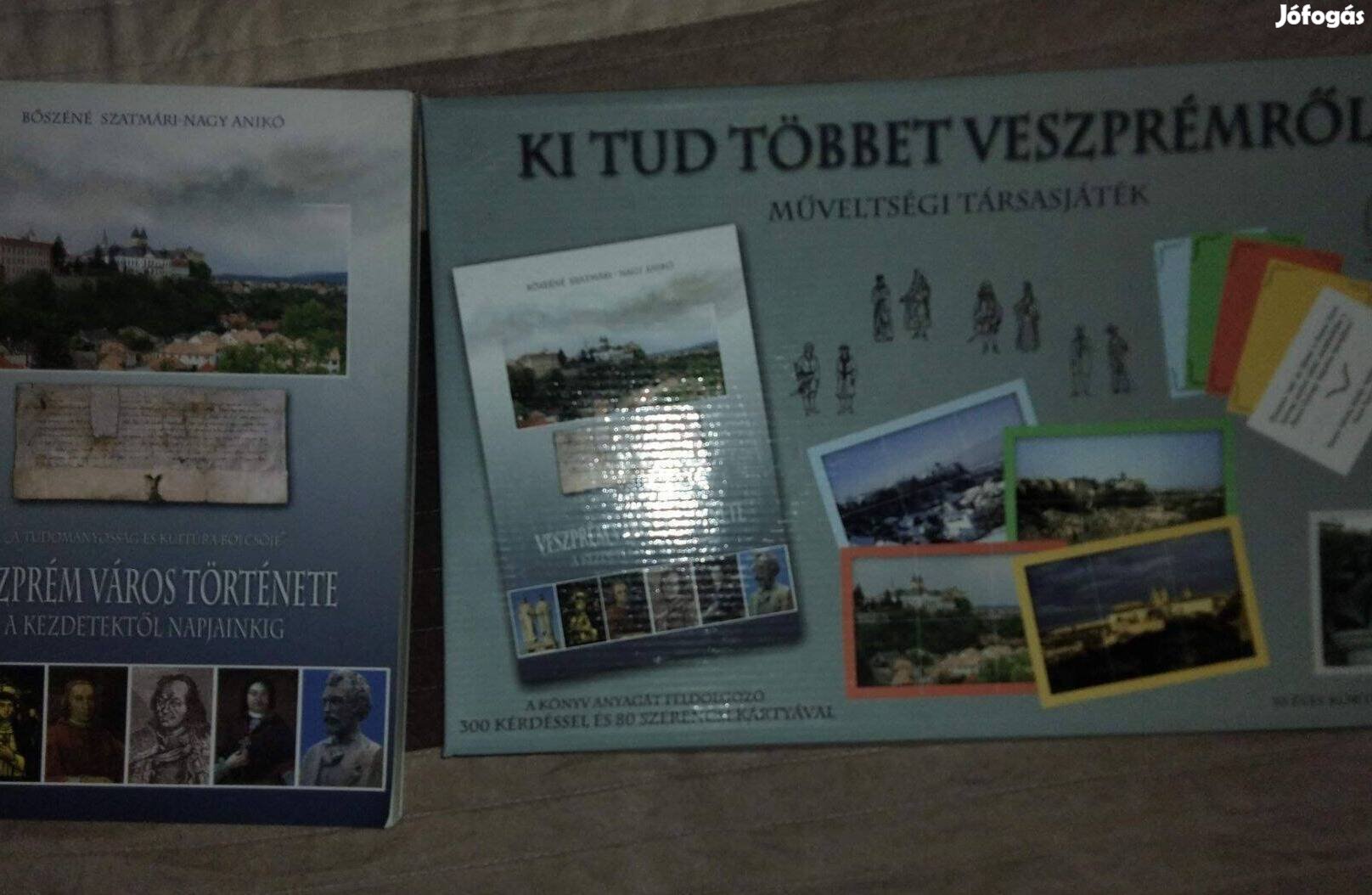 Ki tud többet Veszprémről ( társasjáték)+ Veszprém város könyv )