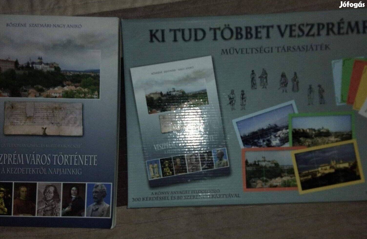 Ki tud többet Veszprémről ( társasjáték)+ Veszprém város könyv )