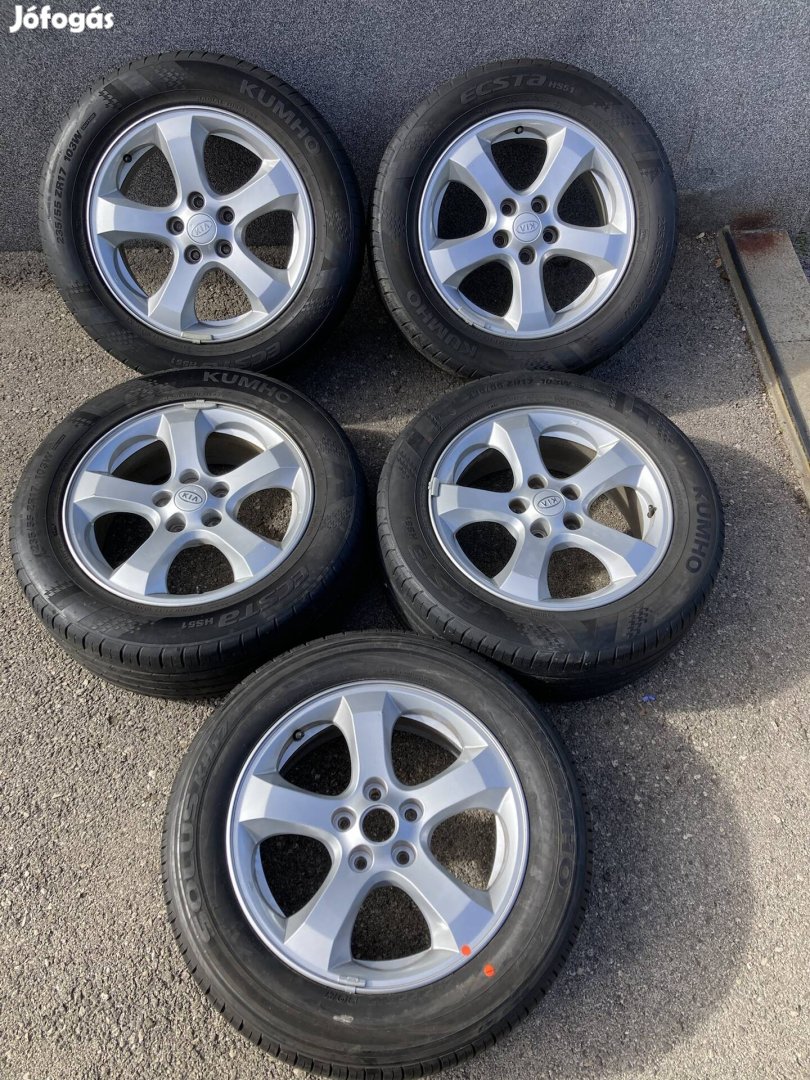 Kia 17 col 5x114,3 gyári alufelni 5db