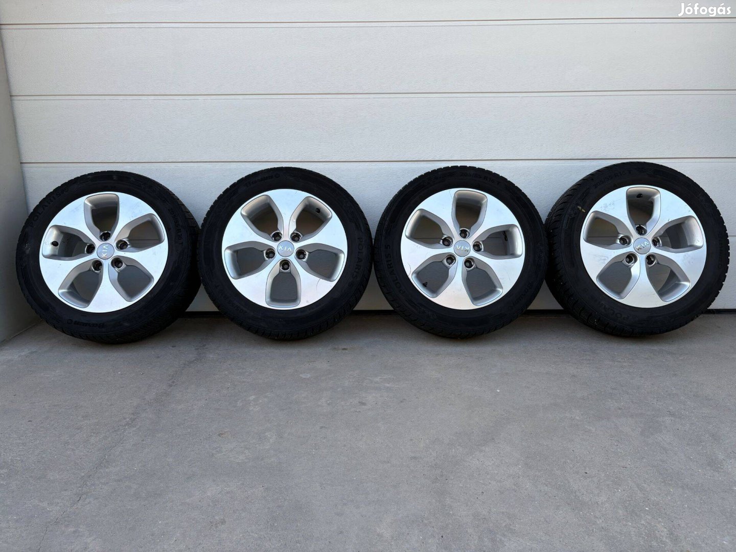 Kia 5x114.3 16" alufelnik téli gumikkal olcsón