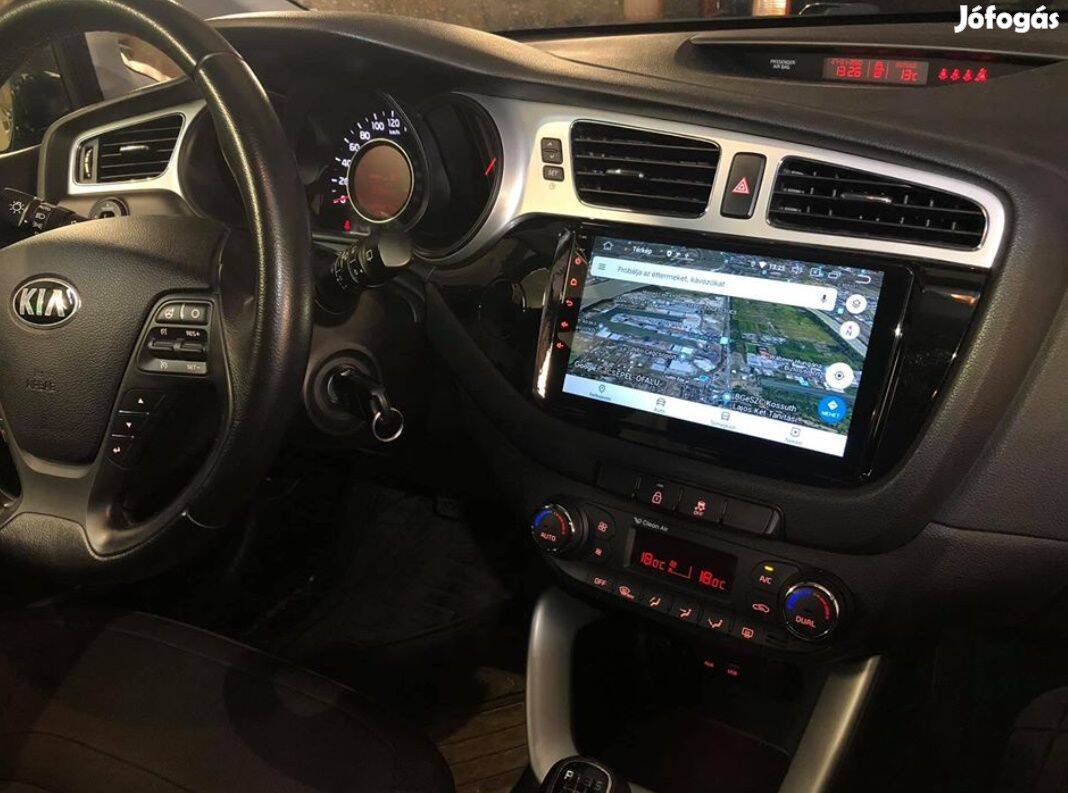 Kia Ceed Android Multimédia Carplay GPS Rádió Tolatókamerával