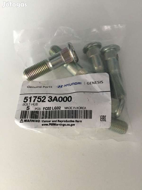 Kia Ceed ED Hyundai i30 FD keréktőcsavar 517523A000