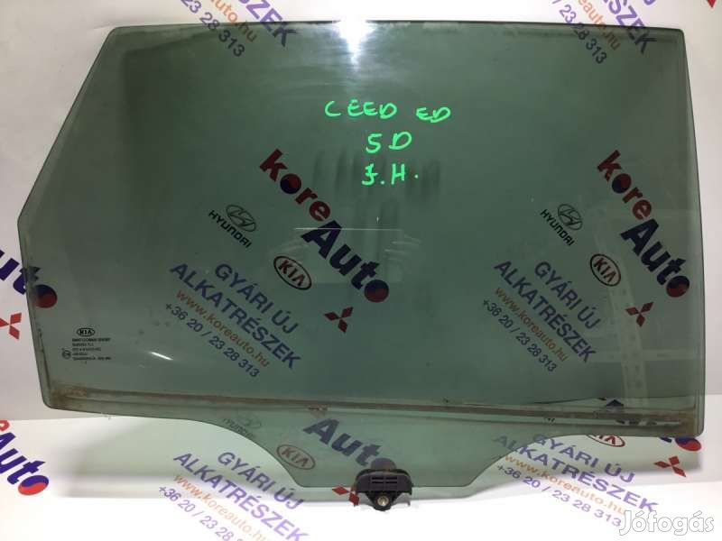 Kia Ceed ED jobb hátsó lejáró üveg 834211H030-BON