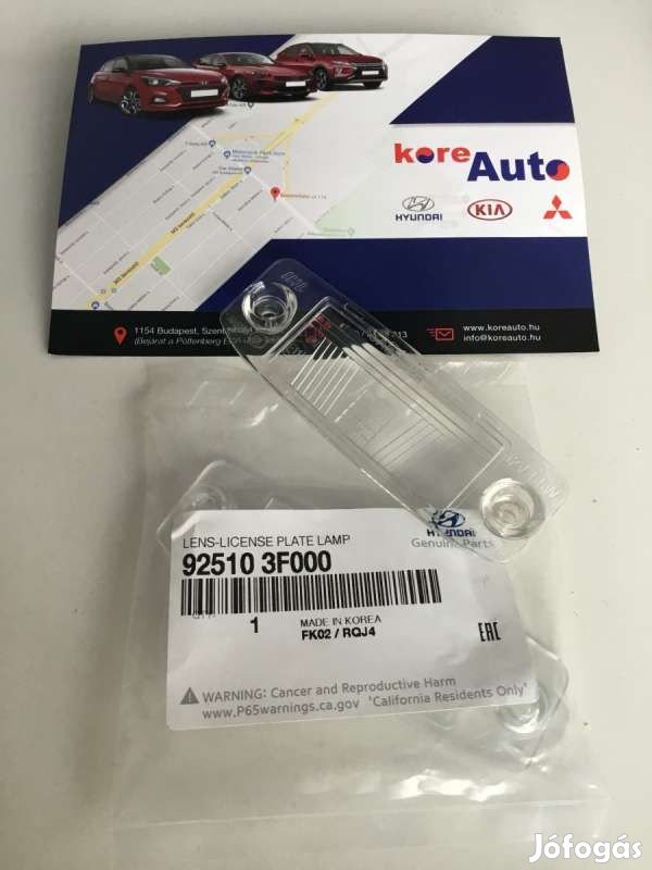 Kia Ceed ED rendszámtábla világítás búra 925103F000