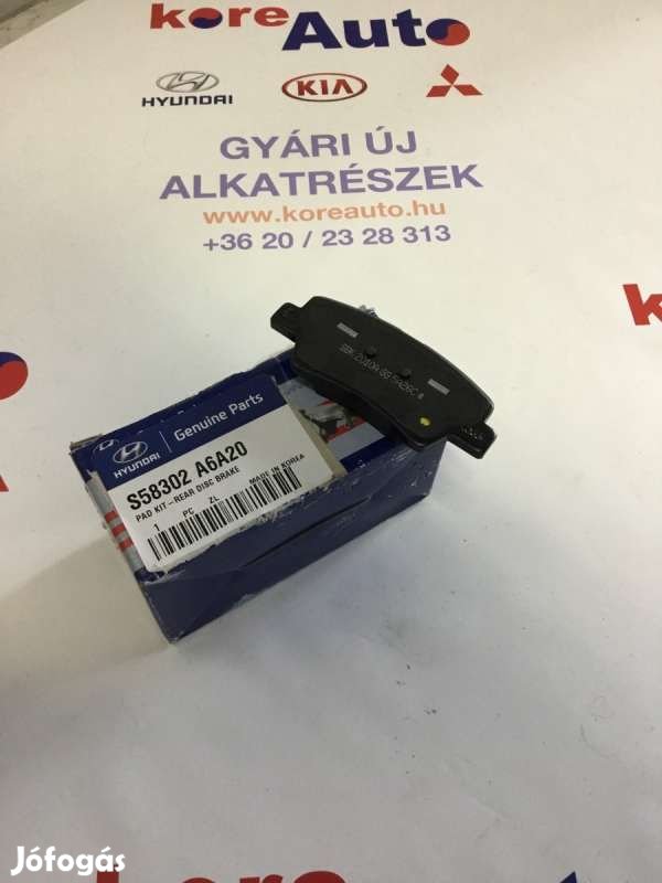 Kia Ceed Hyundai i30 hátsó fékbetét S58302A6A20