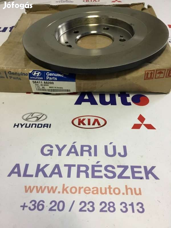 Kia Ceed Hyundai i30 hátsó féktárcsa 58411A6200
