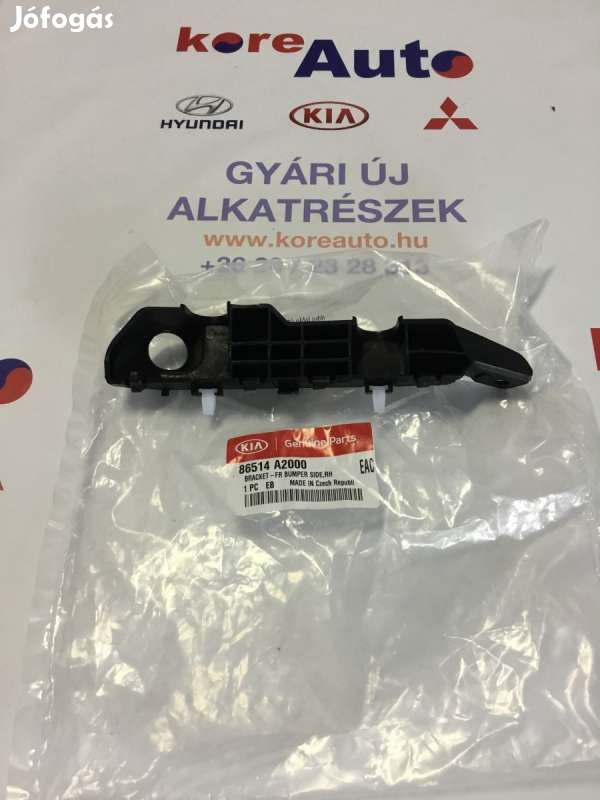 Kia Ceed JD jobb első lökhárító tartó 86514A2000