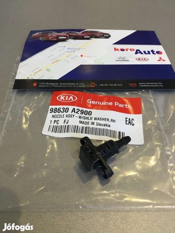 Kia Ceed JD szélvédőmosó fúvóka jobb 98630A2900