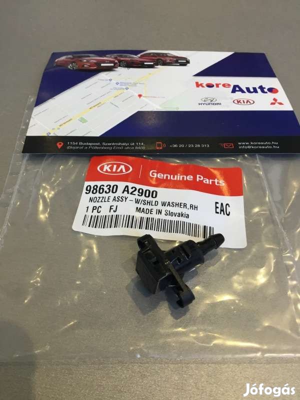 Kia Ceed JD szélvédőmosó fúvóka jobb 98630A2900