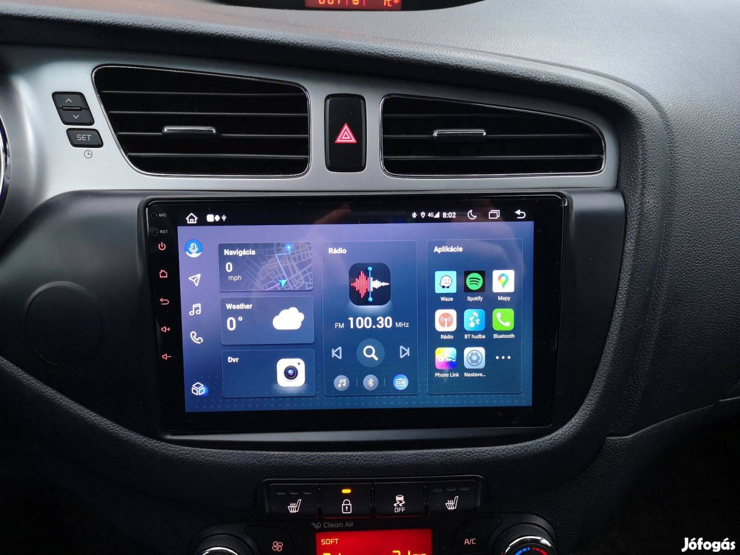 Kia Ceed Rádió Android 9" Kijelző Multimédia Autó Navigáció Carplay