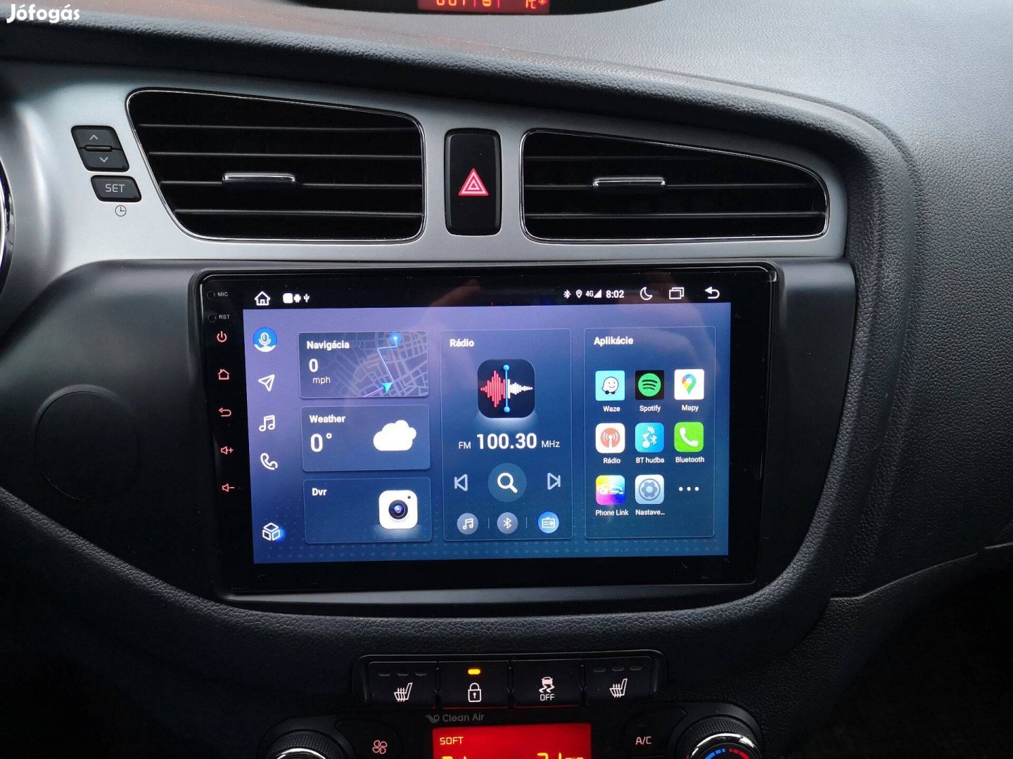 Kia Ceed Rádió Android Kijelző Multimédia Navigáció Fejegység Carplay