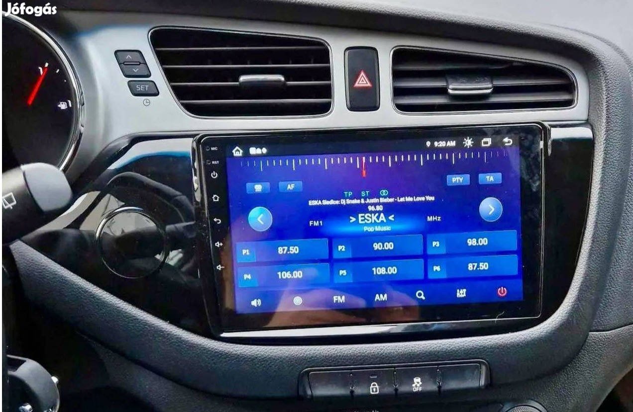 Kia Ceed Rádió Android Kijelző Multimédia Navigáció Fejegység Carplay