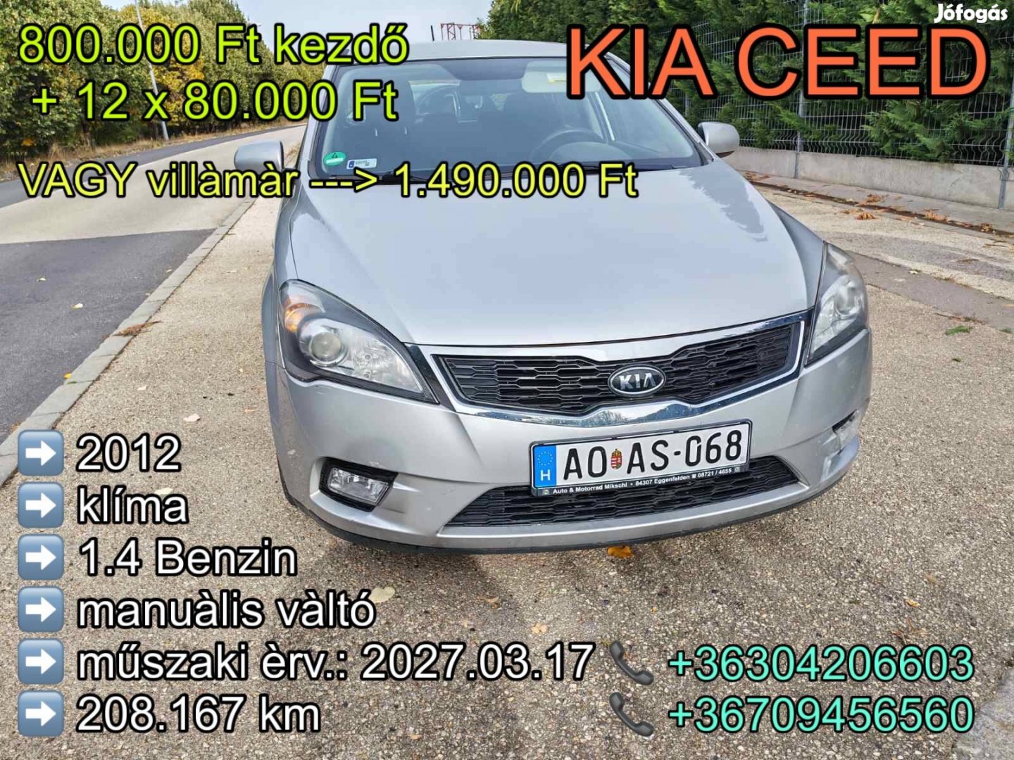 Kia Ceed részletfizetési lehetőseggel