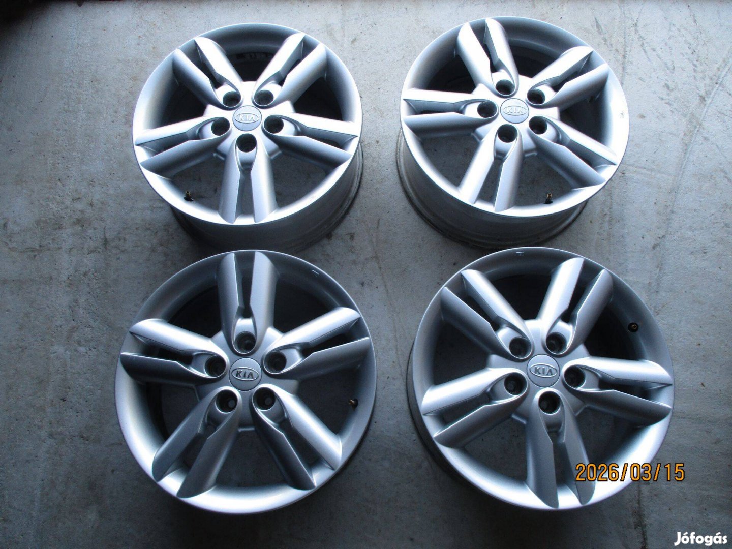 Kia-Hyundai 17-colos gyári alufelni