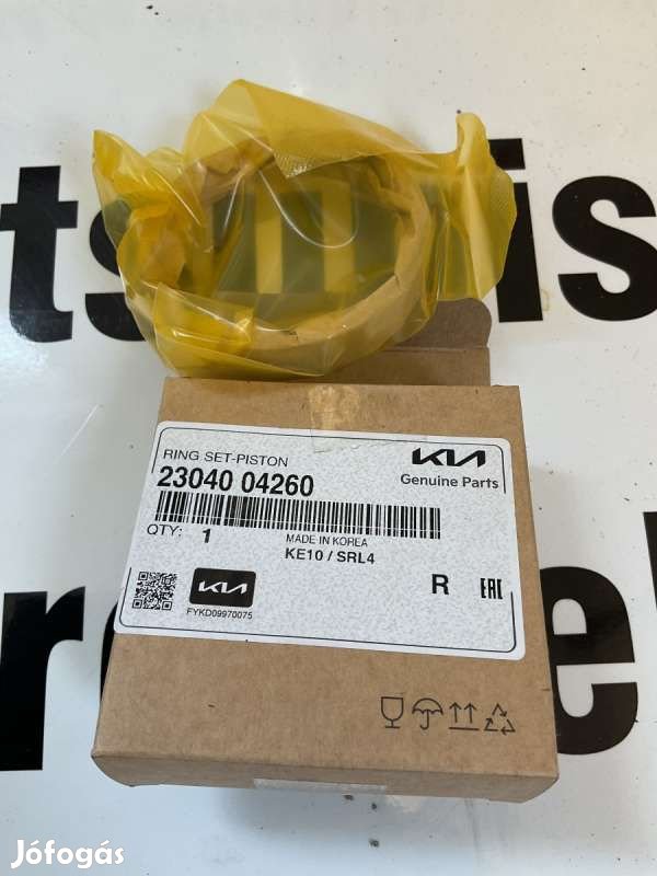 Kia Hyundai 1.0 T-GDI dugattyú gyűrű garnitúra 2304004260
