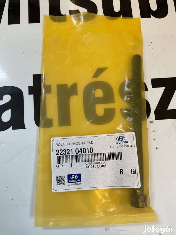 Kia Hyundai 1.0 T-GDI hengerfej csavar 2232104010
