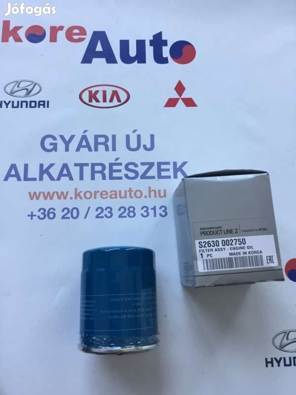 Kia Hyundai benzines olajszűrő S2630002750