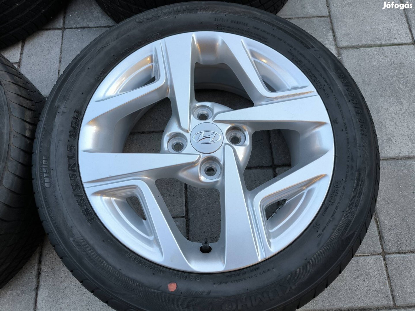 Kia Hyundai gyári alufelni 15" 4x100