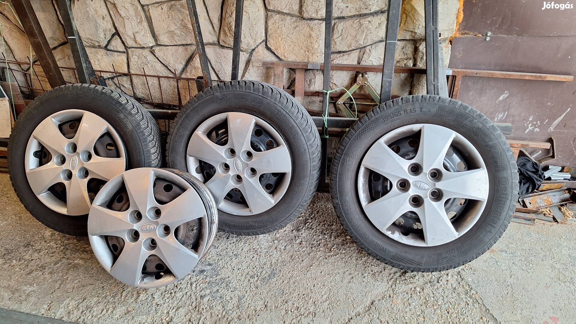 Kia-Hyundai gyári felni, dísztárcsa, téligumi