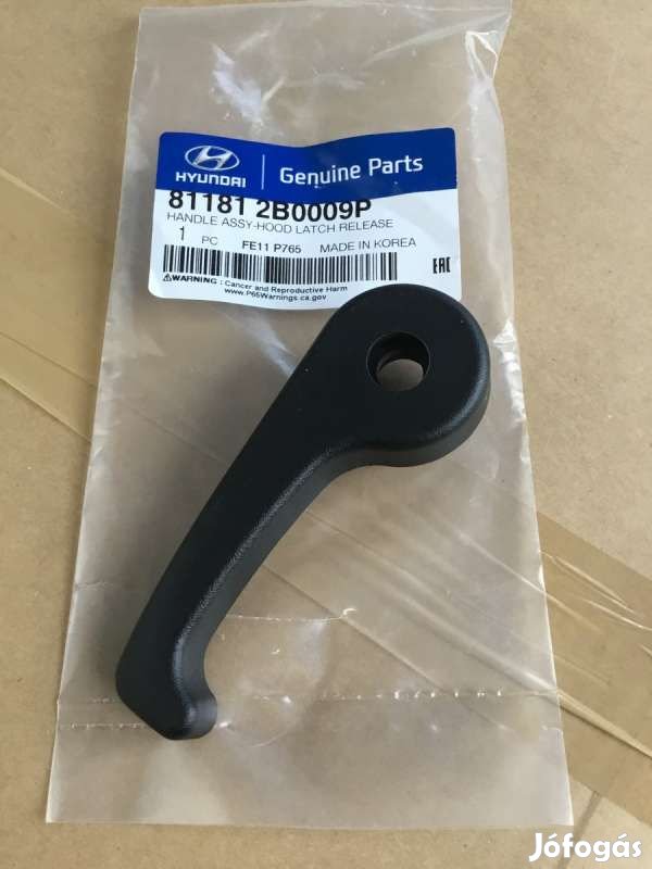 Kia Hyundai motorháztető nyitó kar 811812B0009P