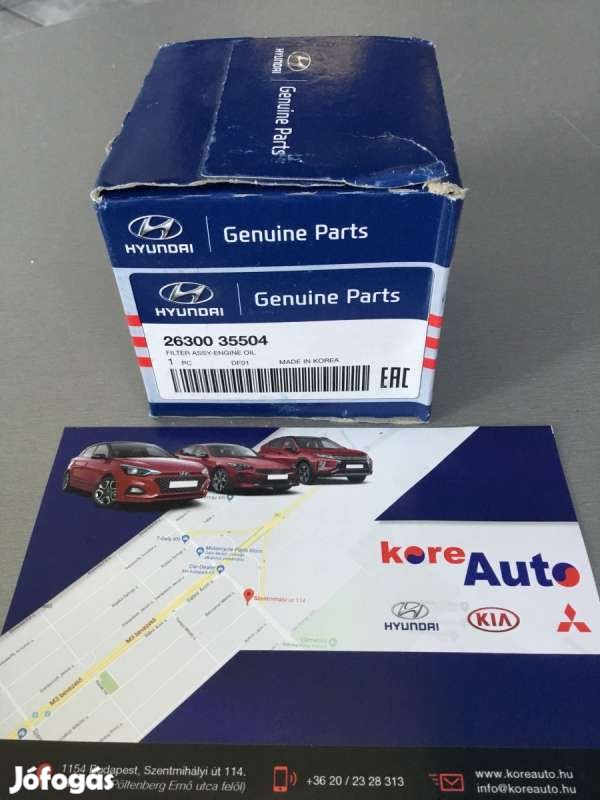 Kia Hyundai olajszűrő benzineshez 2630035504