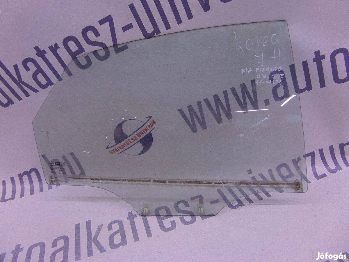 Kia Picanto Jobb hátsó ablaküveg, bontott, gyári
