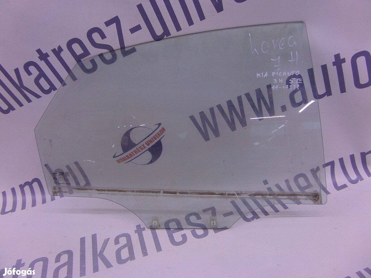 Kia Picanto Jobb hátsó ablaküveg, bontott, gyári