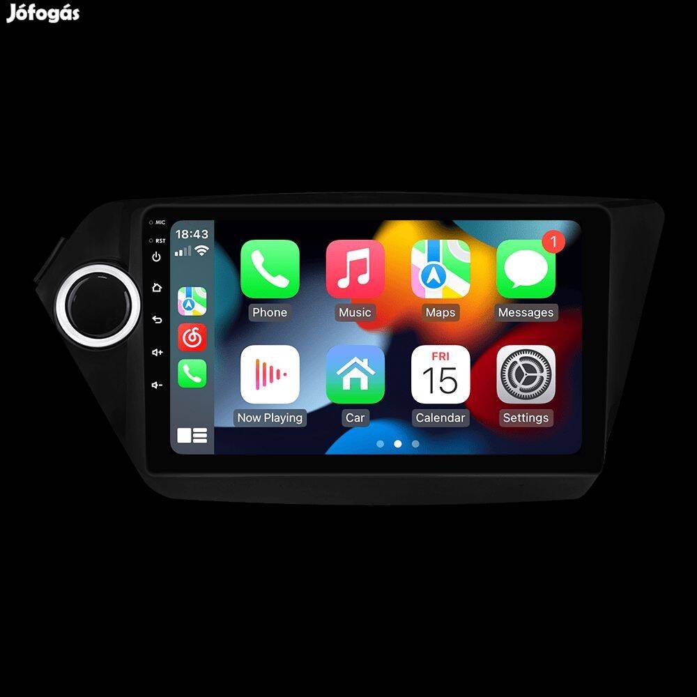 Kia Rio III 9" Multimédia fejegység - Android 12. Carplay, IPS, DSP