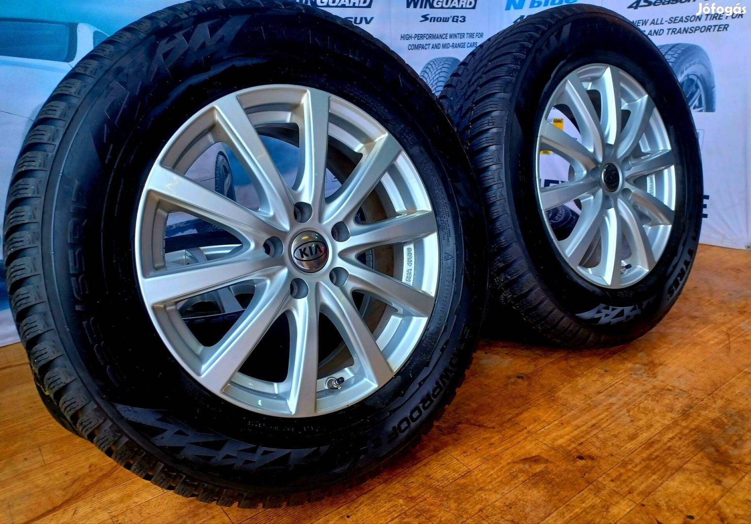 Kia Sorento Hyundai Santafe 235/65r17 téli garnitúra. 