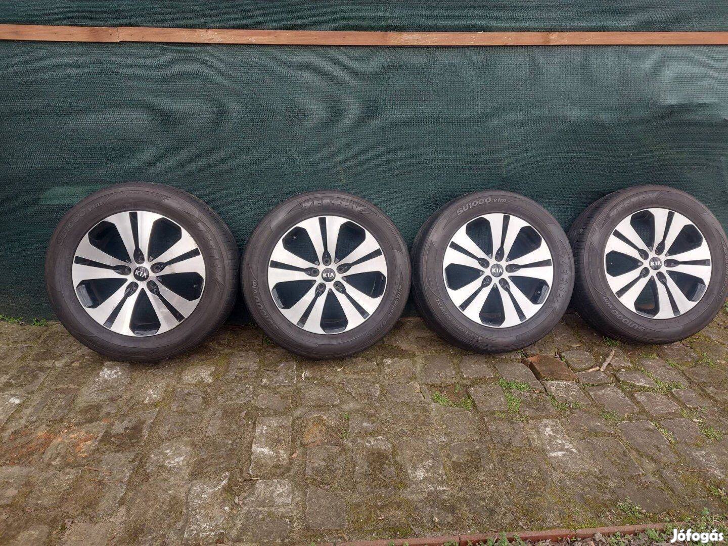 Kia Sorento alufelni+nyári gumi 5X114.3 R18