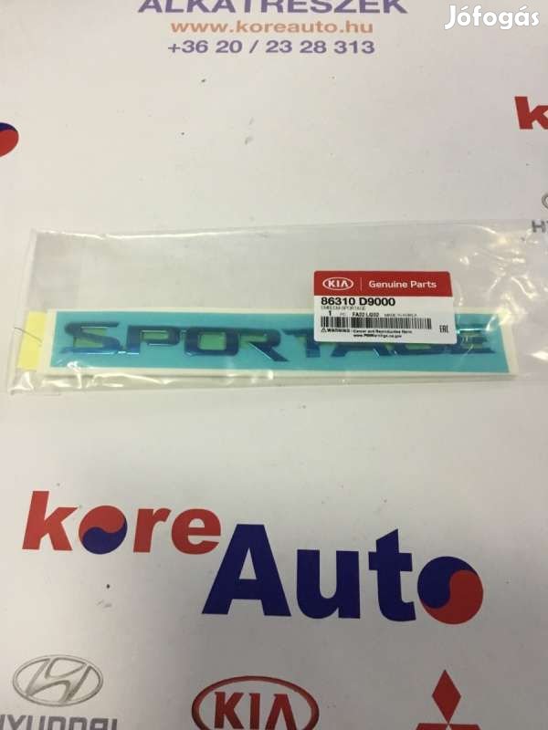 Kia Sportage QL hátsó embléma 86310D9000