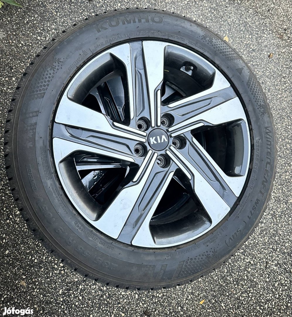 Kia gyári 19'' alufelni + Tpms szenzor és Kumho téligumi