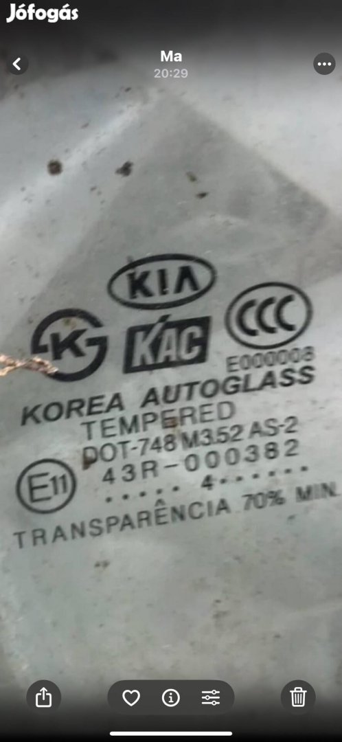 Kia sorento 2005 alkatrészek eladó.