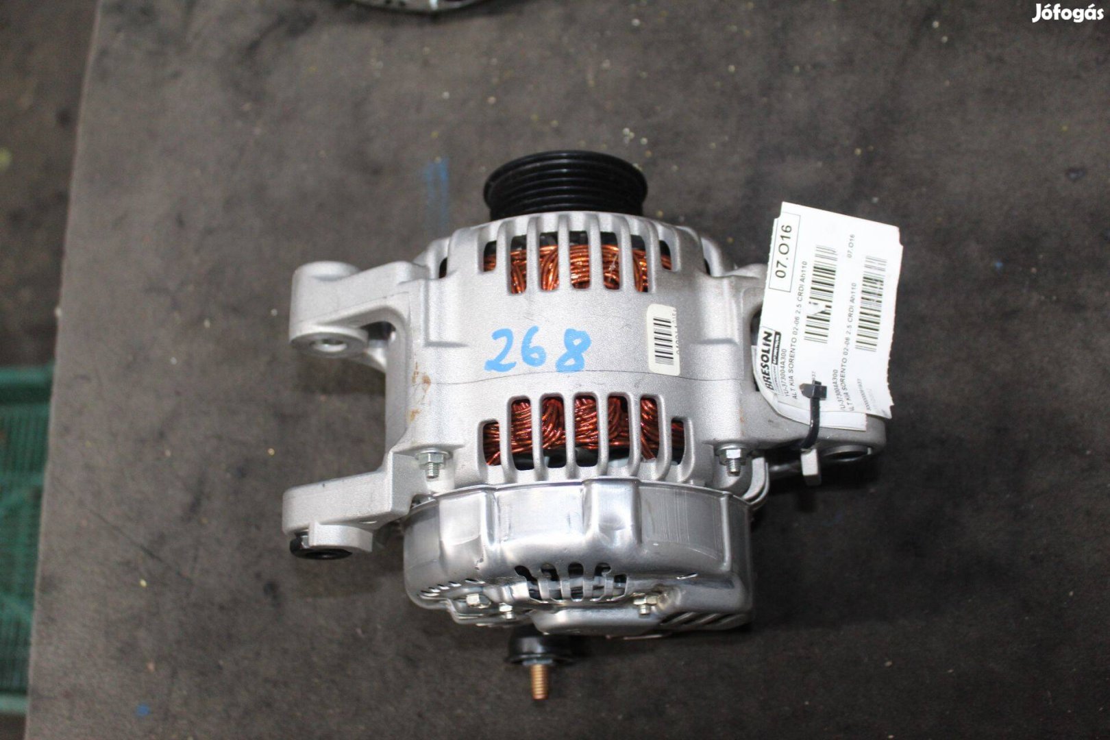 Kia sorento 2.5CRDI 2012-2016 generátor 37300-4A300 (268)