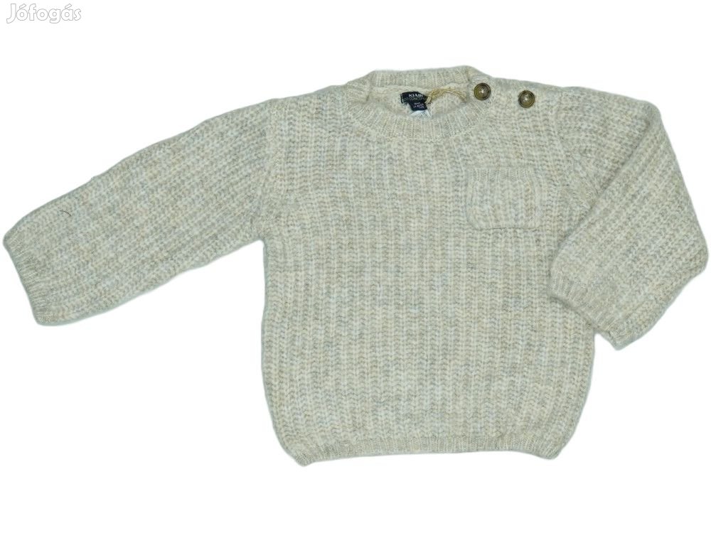 Kiabi Új (címkés) Fiú Kötött pulcsi (Méret: 86)
