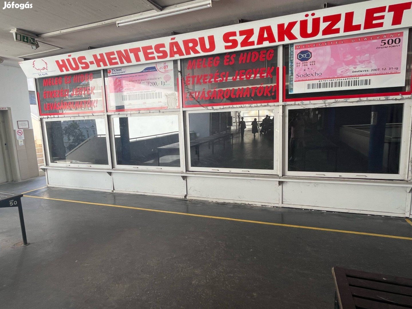 Kiadó üzlethelyiség a Fény Utcai Piacon