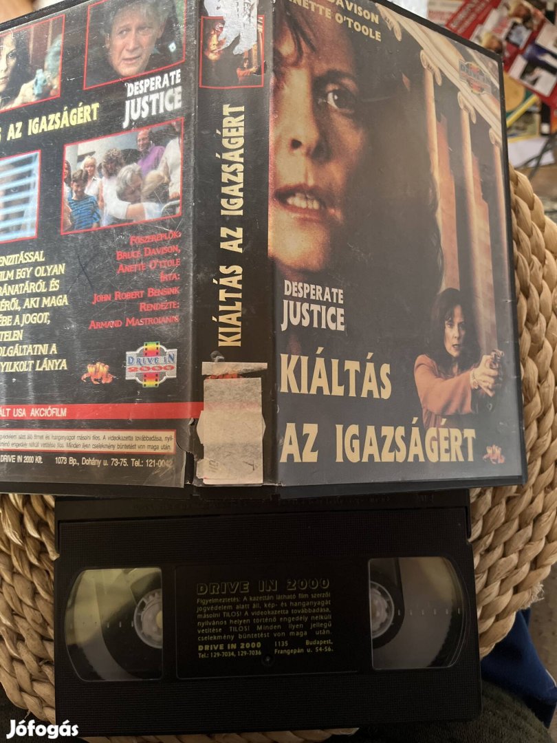 Kiáltás az igazságért vhs