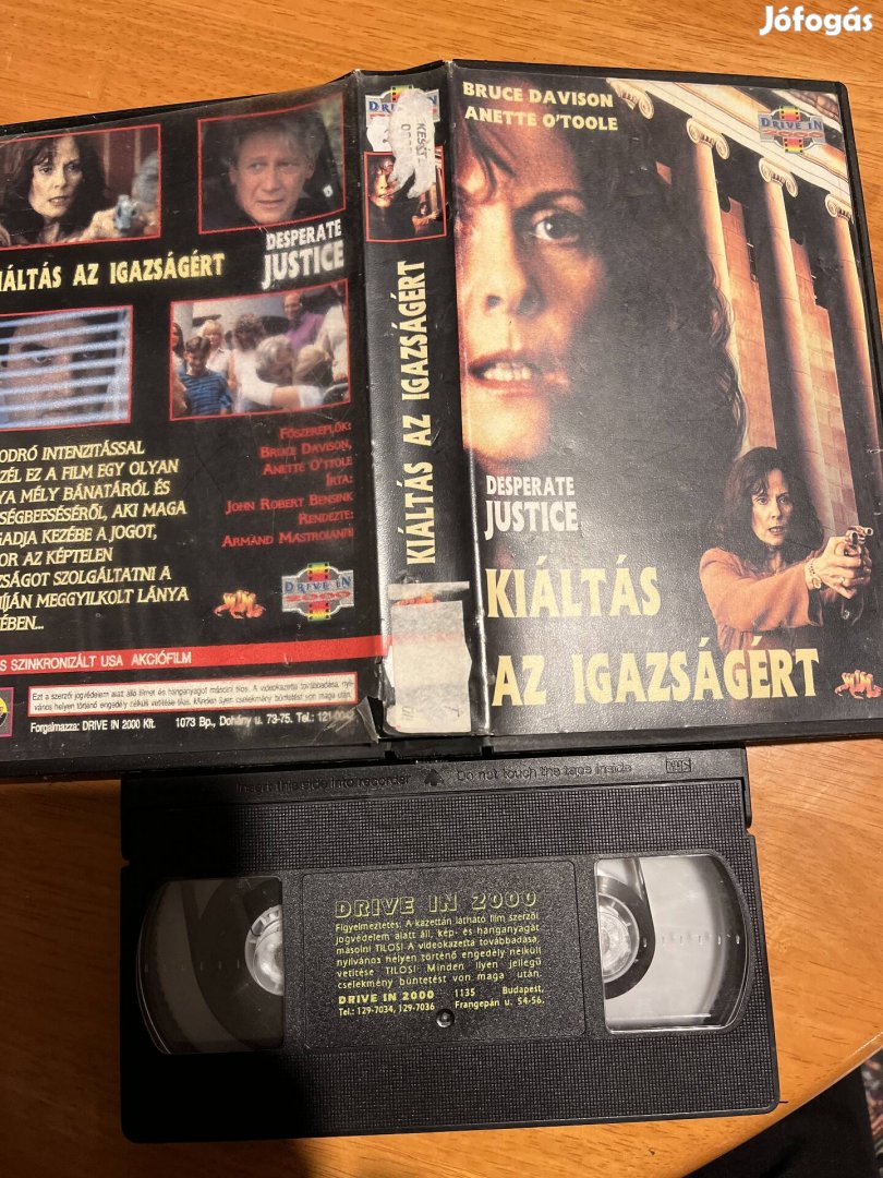 Kiáltás az igazságért vhs 