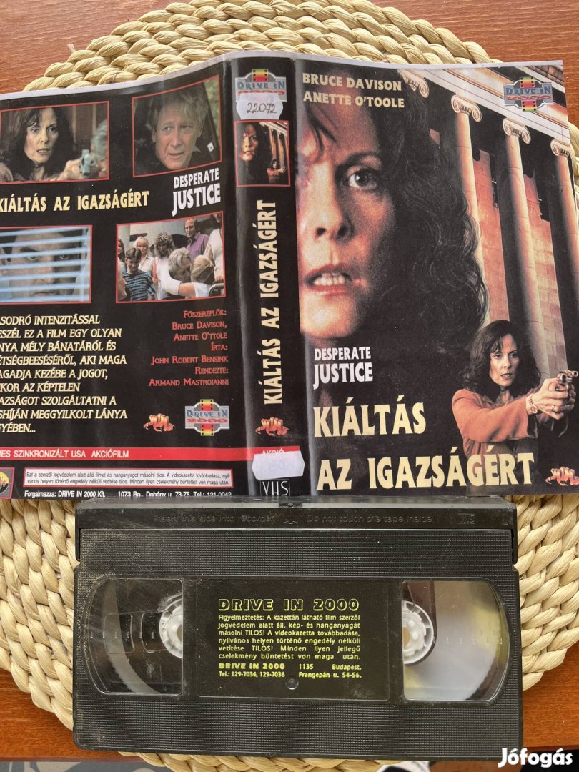 Kiáltás az igazságért vhs drive in 2000