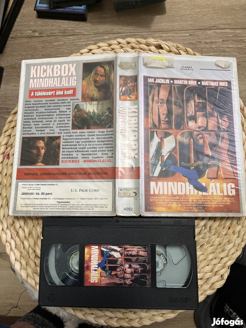 Kickbox mindhalálig vhs