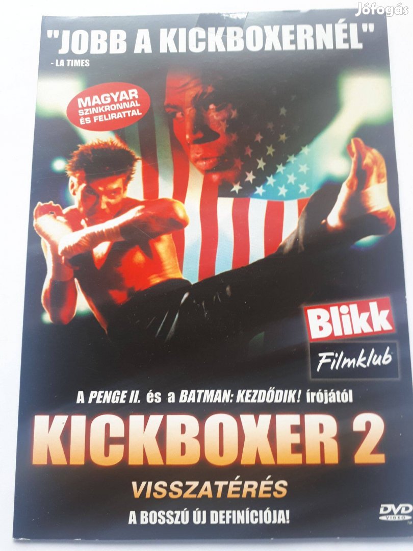 Kickboxer 2. - papírtokos DVD (posta 255 Ft)