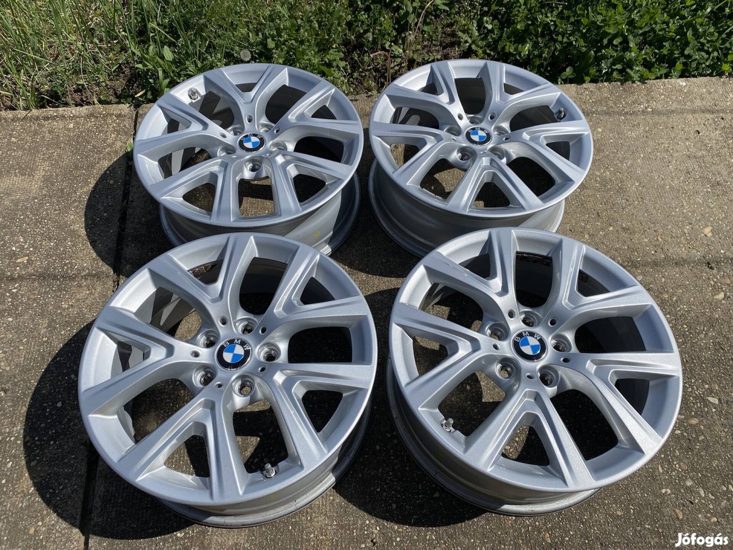 Kifogástalan BMW X1 X2 gyári alufelni szett 5x112 