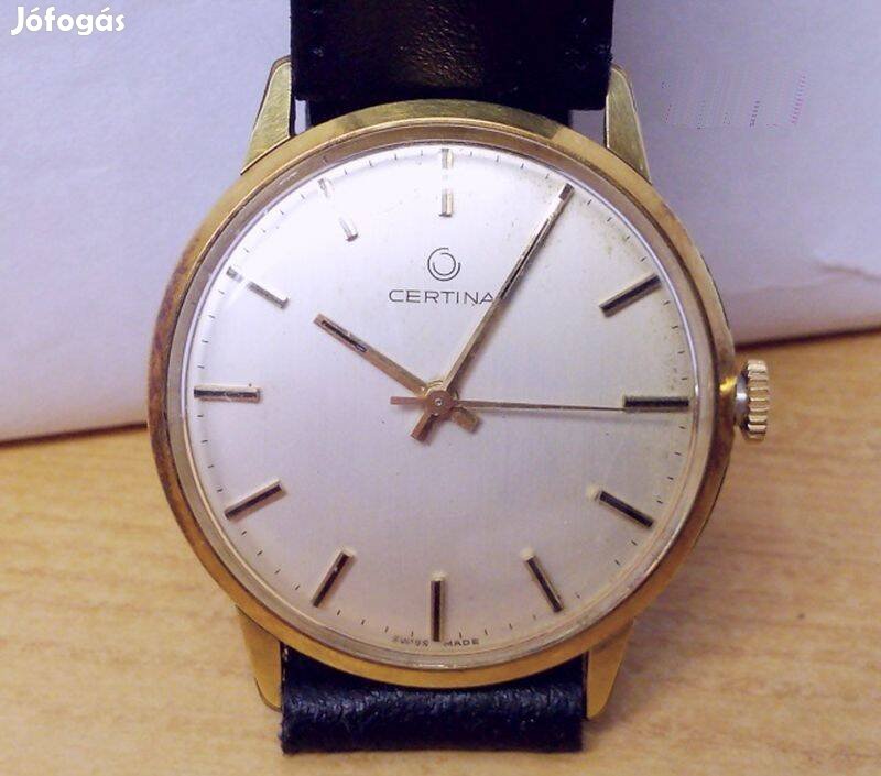 Kifogástalan Certina svájci óra 1960-s évek, működőképes állapotban, h