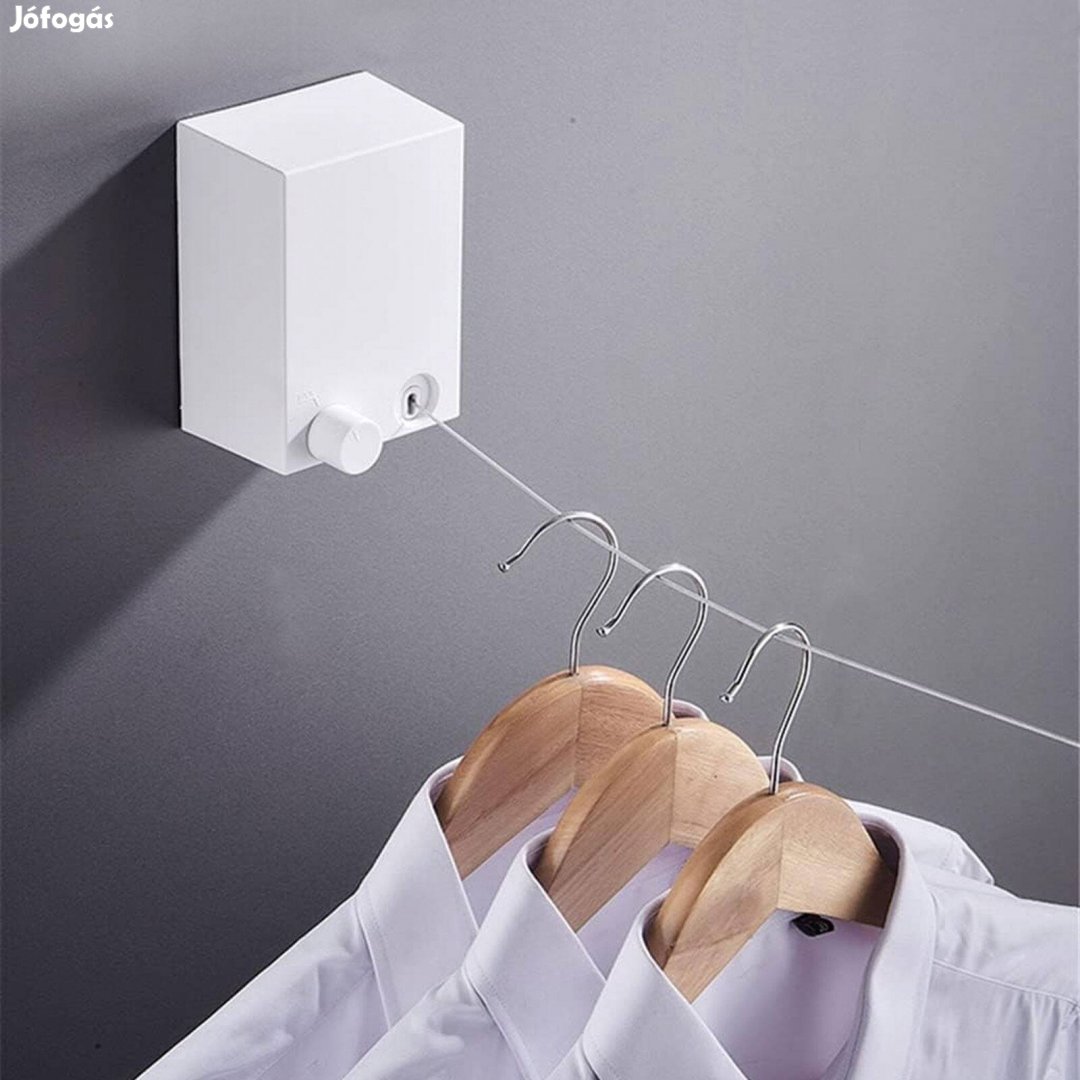 Kihúzható Fali szárítókötél ruhaszárító kötél visszahúzható