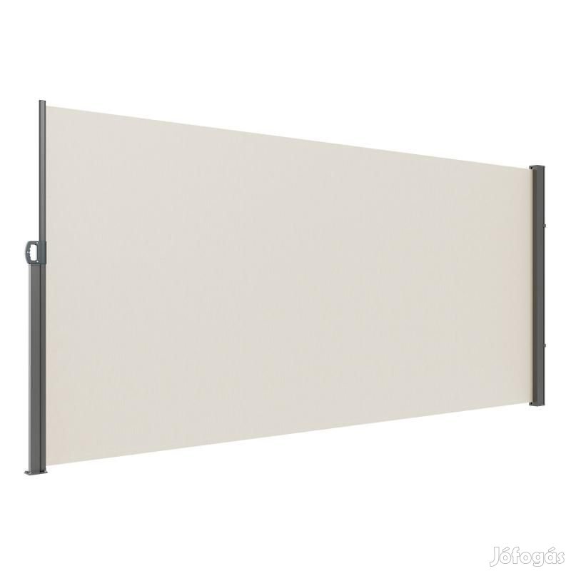 Kihúzható Terasz Árnyékoló paraván, oldalfal 180x300 cm bézs