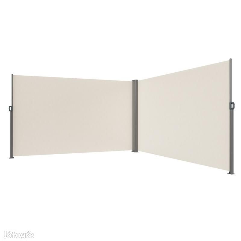 Kihúzható Terasz Árnyékoló paraván, oldalfal 180x600 cm bézs