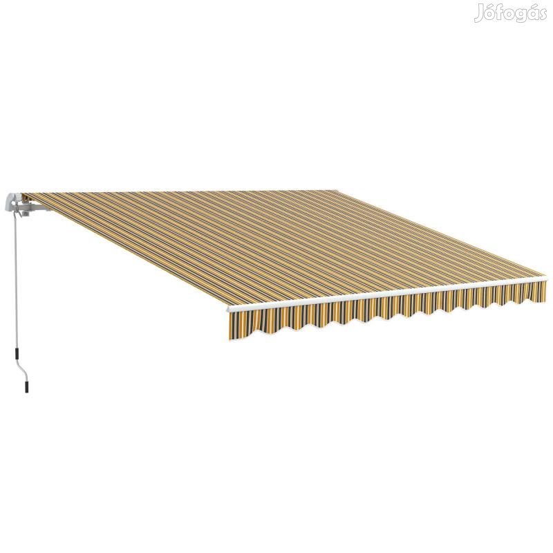 Kihúzható csuklókaros napellenző kézi tekerővel 350x250cm