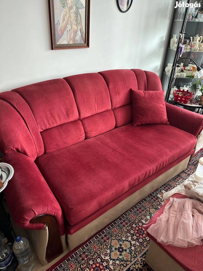 Kihúzható kanapé + fotel